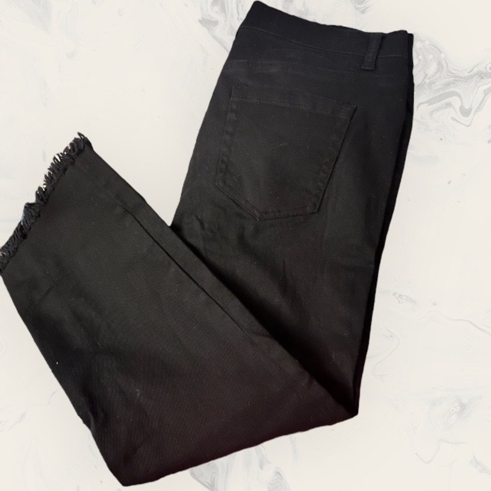 Jones New York Bleecker Bootleg Black Jeans